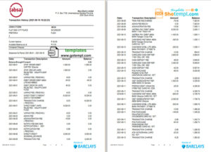 Advertising Consultant Invoice template in word and pdf format