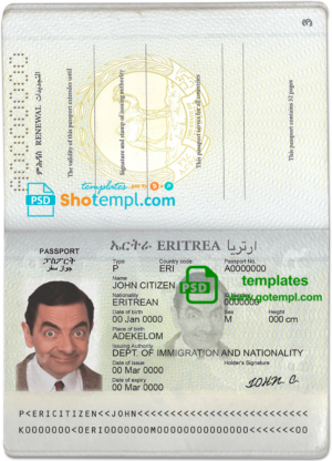 Senegal driving license PSD files, scan look and photographed image, 2 in 1