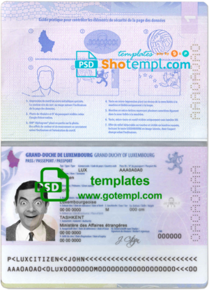 Cyprus ID card editable PSD files, scan and photo taken image, 2 in 1