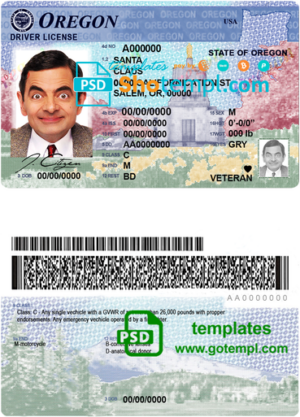 Tonga driving license template in PSD format, fully editable