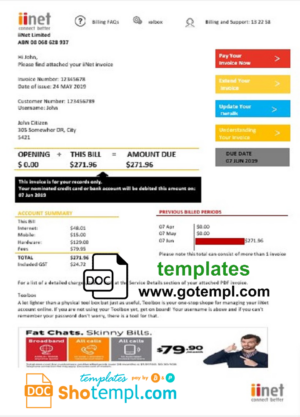 Harvard university pay stub template in PDF and Word format