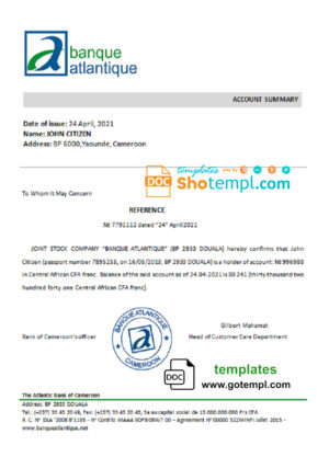 Free Sample School Invoice template in word and pdf format