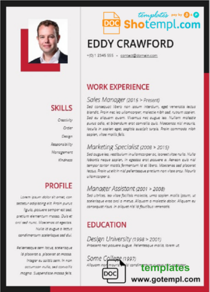 Law firm ID card PSD template, version 3