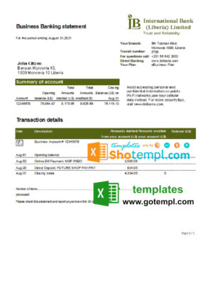 Fiji hotel booking confirmation Word and PDF template, 2 pages