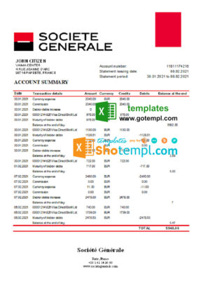 Malta death certificate Word and PDF template, completely editable