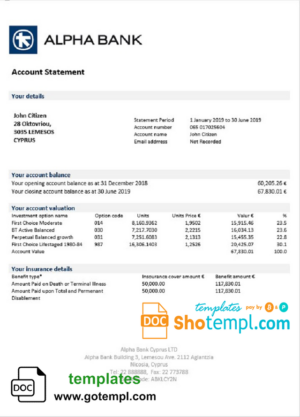 landscaping invoice template in Word and PDF format, version 25