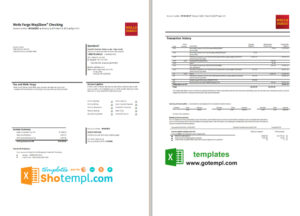 Simple Lease Invoice template in word and pdf format