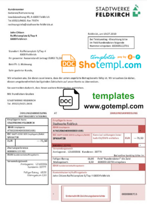 BBM realtors group employee pay stub template in PDF and Word formats