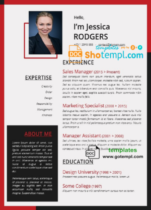 Canada study permit PSD template, with fonts