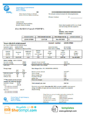 USA Charles Schwab & Co bank proof of address statement template in Word and PDF format