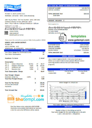 # delta choice bank universal multipurpose bank account reference template in Word and PDF format