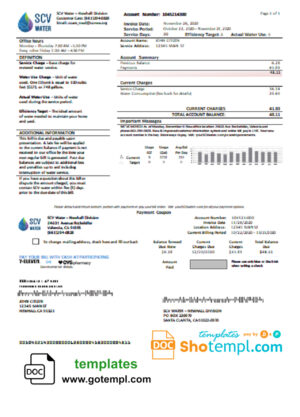 # inspire press universal multipurpose invoice template in Word and PDF format, fully editable