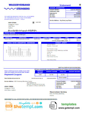 INDIA ALLAHABAD bank statement Word and PDF template