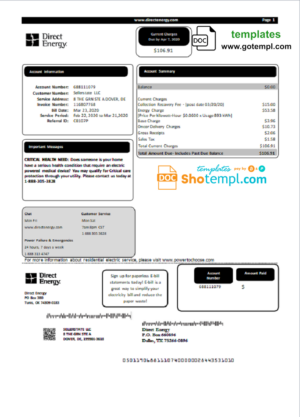 Simple Lease Invoice template in word and pdf format