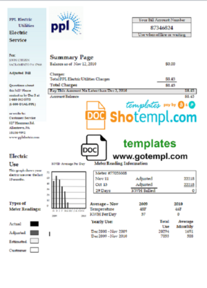 Free Boutique Invoice template in word and pdf format