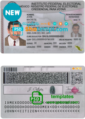 Tonga driving license template in PSD format, fully editable