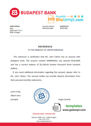 USA Company Experience Certificate template in Word and PDF format