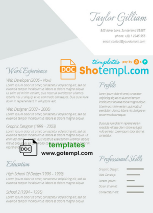 Canada study permit PSD template, with fonts