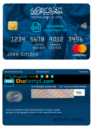 USA NAB bank AMEX platinum card template in PSD format, fully editable