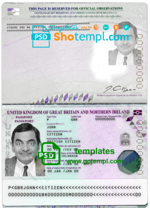 USA Arizona state vertical driving license editable PSD template, under 21