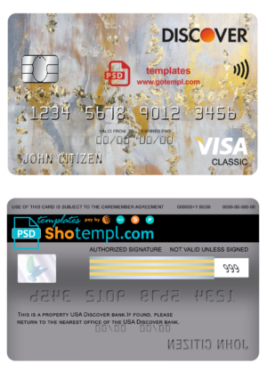 South Sudan Opportunity Bank mastercard, fully editable template in PSD format