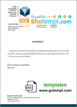Iran Zamin bank account closure reference letter template in Word and PDF format