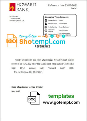 Malaysia electronic visa PSD template, fully editable