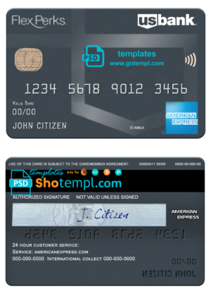 Colombia Banco de Bogotá bank mastercard debit card template in PSD format, fully editable