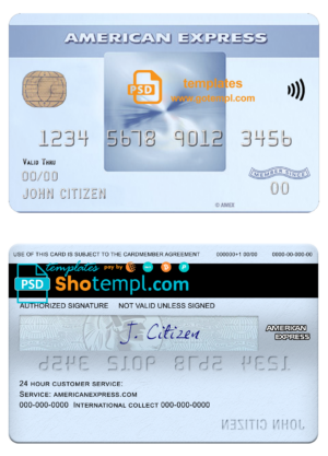 Bosnia and Herzegovina Addiko bank mastercard template in PSD format, fully editable