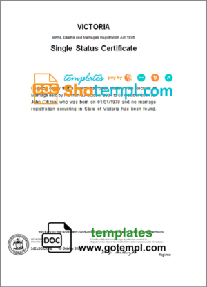 business credit application template in Word and PDF format, version 2