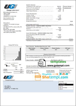 # basic bright universal multipurpose invoice template in Word and PDF format, fully editable