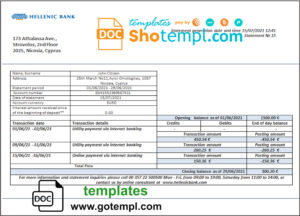 USA furniture & appliances employee sheet template in Word and PDF format