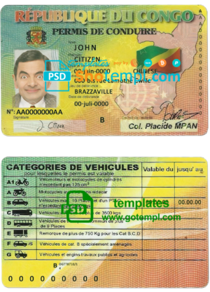 Slovenia Factor banka visa card fully editable template in PSD format