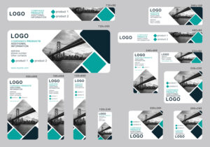 # complex dynamic editable banner template set of 13 PSD