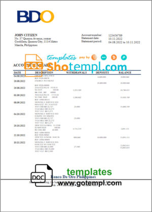 # enough good pay stub template in Word and PDF format