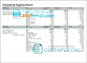 Nicaragua Banco Ficohsa bank statement easy to fill template in Excel and PDF format