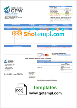 Bolivia Airbnb booking confirmation Word and PDF template
