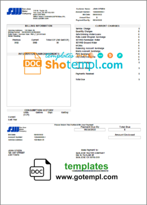 # smart focus bank universal multipurpose bank account reference template in Word and PDF format