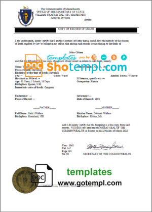 Deposit invoice template in word and pdf format