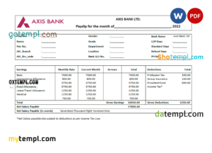 United Kingdom Bank of Aston bank account balance reference letter template in Word and PDF format