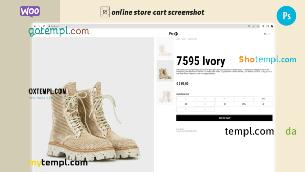 branded shoes fully ready online store WooCommerce hosted and products uploaded 30