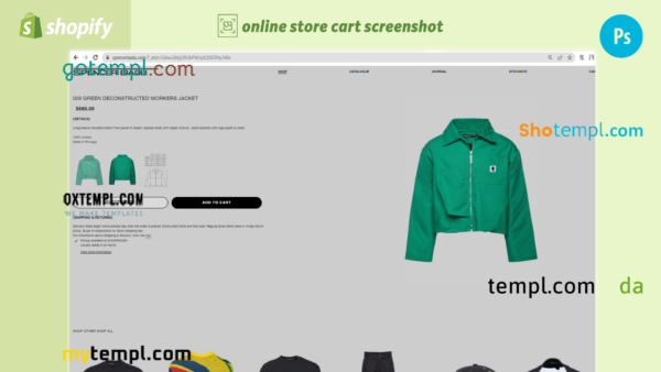 designed clothing fully ready online store Shopify hosted and products uploaded 30