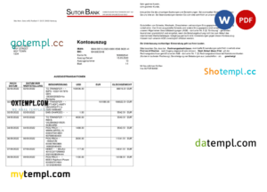 Attorney Invoice template in word and pdf format