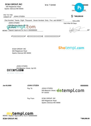 USA Maryland SC&H Group Management consulting services company PSD template USA Maryland SC&H Group Management consulting services company PSD template