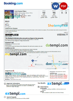 Argentina Telecom utility bill template in .doc and .pdf format fully editable, good for address prove