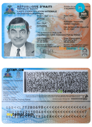 USA Wyoming state driving license editable PSD files, scan look and photo-realistic look, 2 in 1