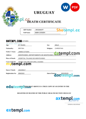 Vietnam birth certificate template in PSD format, fully editable