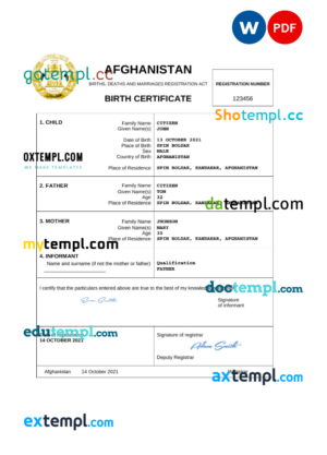 Philippines Bank of the Philippine Islands bank statement Excel and PDF template