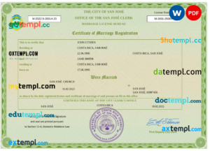 Zimbabwe business registration certificate Word and PDF template