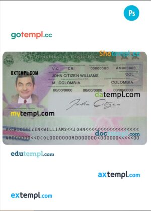 Azerbaijan ATA bank visa credit card template in PSD format, fully editable